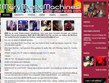 Tablet Screenshot of marymusicmachines.com